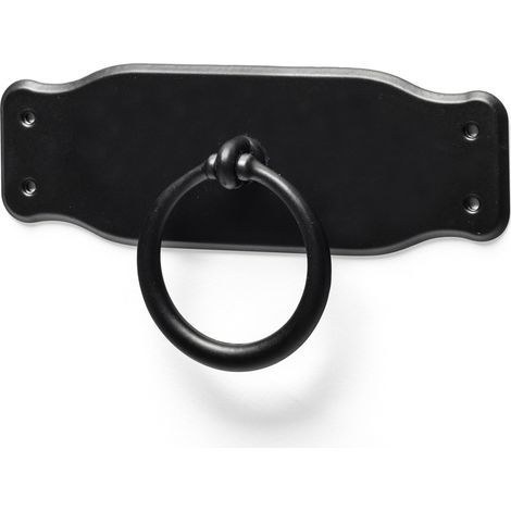 Anilla en placa de zamak, dimensiones: 110x42x14mm - (1/4)