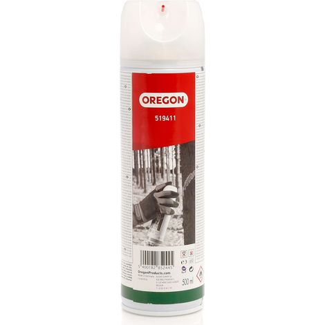 Oregon Vernice Spray per Marcatura Forestale Non Permanente, Asciugatura Rapida, Dura fino a 2 anni, 500 ml - Verde Fluorescente (1/4)
