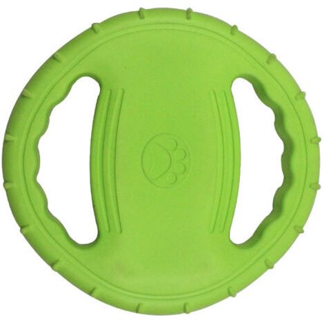 Jouet à disque volant pour chien, jouet en caoutchouc résistant aux morsures pour chien, jouet d'entraînement en plein air, jouet flottant pour animaux de compagnie, jouet à disque volant d'entraîneme (1/3)