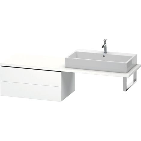 Mobiletto sotto console L-CUBE 400x820x547mm bianco super opaco