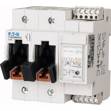 Sectionneur pour fusibles à couteaux 63A 2p+AUX 000248239 EATON Z SLK/NEOZ/2