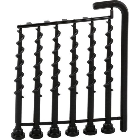 Lot de 6 vis d'ancrage pour station de charge robot tondeuse – Fixation au sol – Compatible modèles Husqvarna et Gardena (1/2)