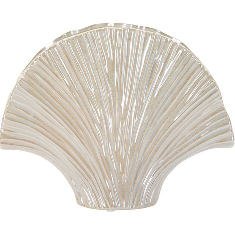 Vaso Perly a conchiglia in ceramica perlata