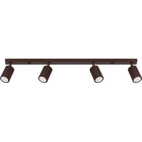 Sollux KARBON Barre de spots de plafond Karbon marron 4x GU10 (1/5)