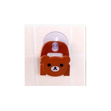 Porte-éponges de cuisine marron en 3 pièces, égouttoir, éponges d'évier auto-adhésives, étagère de rangement, accessoires de salle de bain-AquaForge (1/5)