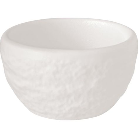 coquetier blanc, résistant au lave-vaisselle, look ardoise mat, design moderne, utilisable comme verre à shot/verre à liqueur, porcelaine (1/5)