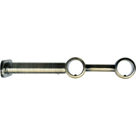 2PZ SUPPORTO ESTENDIBILE DOPPIO A PARETED.20MM COL.ORO ANTICO (1/2)