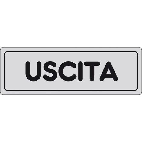 10 x ETICHETTA ADESIVA 150X50 USCITA
