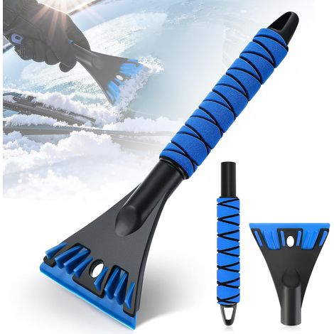 Grattoir à Glace pour Voiture, Grattoir Pare Brise Voiture, 2 en 1 Brise à Neige d'hiver, Grattoir Brise Voiture Ergonomique Douce, Poignée Ergonomique Douce Pare Voiture, SUV (1/5)