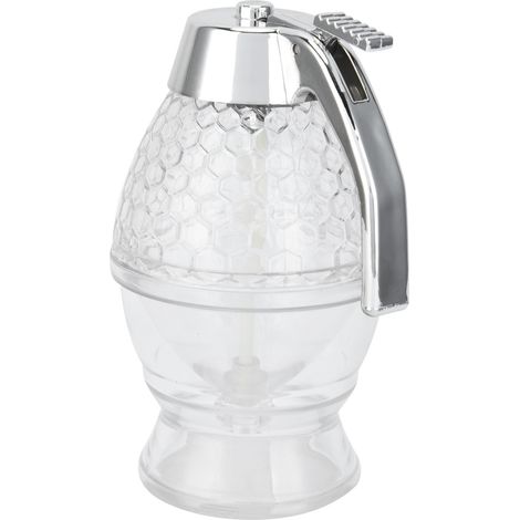 Distributeur de sirop et de miel à pression, pot de conservation de liquides et d'assaisonnements pour la cuisine. (1/5)