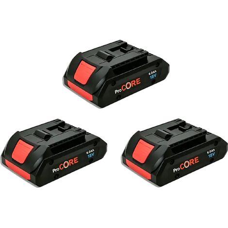 Lithium-Ionen-Akkupack, 6000mAh Kapazität, kompatibel mit 18V Werkzeugen, batterieSX3 (1/2)