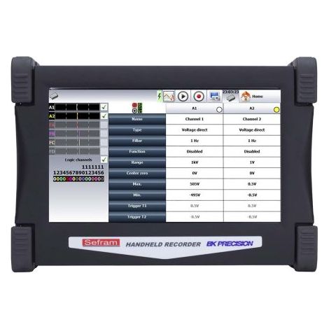 Acquisition de données Analogique, numériques 2 voies Sefram DAS 30 Ethernet, USB ( Prix pour 1 )