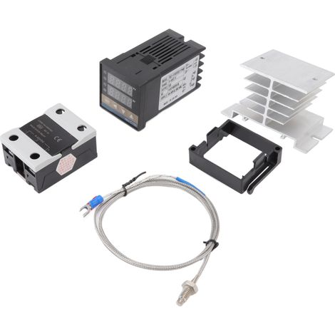 Numerischer Präzisions-Landwirtschaftsthermostat, PID-Temperaturregler mit Thermoelement K, metallischer Thermistor und solides Relais 100-240 V 25 A (1/5)