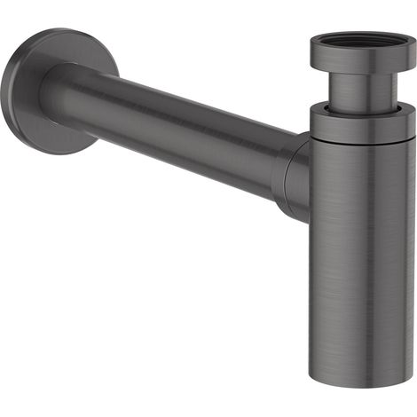 Orbit Minimalist Round Basin Bottle Trap - Gunmetal (1/2)