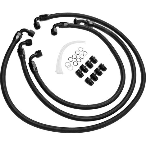 Kit de tuyau de refroidissement de transmission en nylon métallique pour moteurs Duramax LLY/LBZ/LMM 6.6L 2006-2010. (1/5)