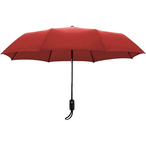 Compact Top, ombrello pieghevole con apertura e chiusura automatica - Ø 97 cm - Burgundy