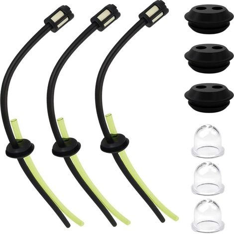 9-Piece Gasket Kit, 3-Hole Fuel Filter, Universal Brushcutter Accessory (1/5)