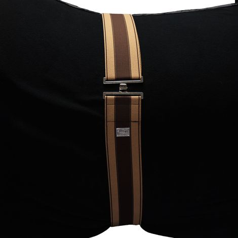 EQuest elastischer Gurt für Pferdedecken, mokka-beige - Einheitsgröße