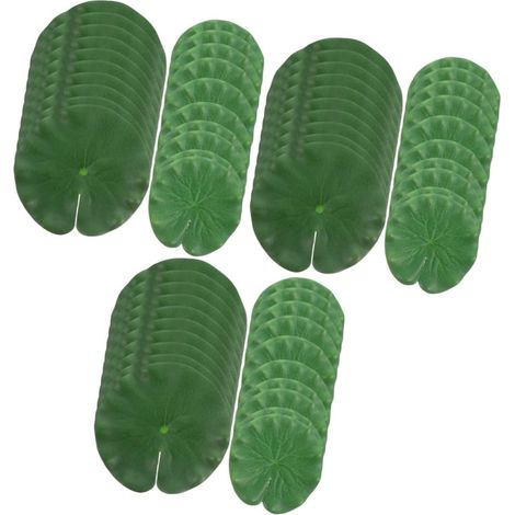 60pièces Décoration Lotus Artificielles pour Bassin Et Aquarium Flottantes Et Simulées Idéales pour Aménagement Paysager Décoration De Jardin (1/5)