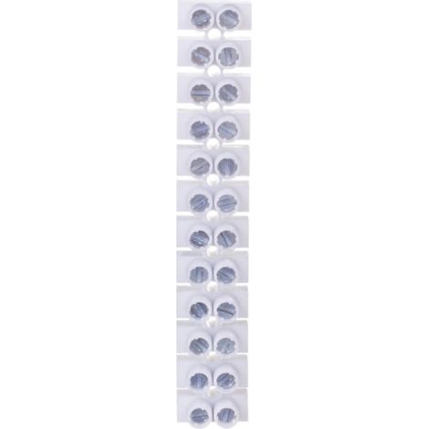 Morsettiera a 12 piste 2,5 mm2 bianca LTA 12- 2.5b 22210216