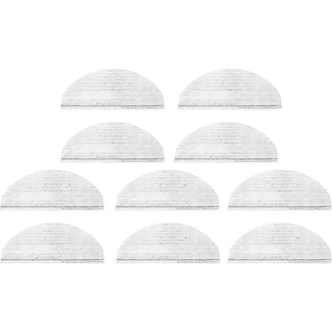 10 Stück waschbare Wischmopp-Pads für Eufy X8 Saugroboter