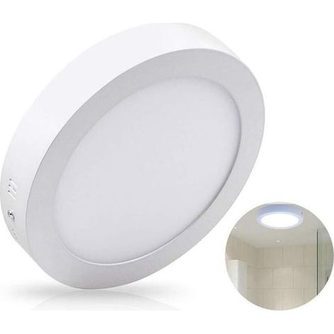 Panneau LED de plafond à lumière froide 12w rond carré -rond -