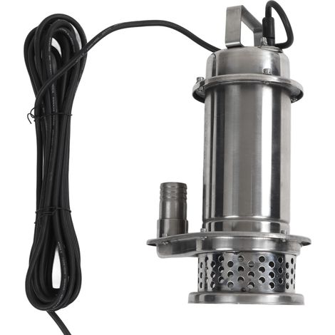 Pompe immergée pour eaux usées en acier inoxydable 370W 220V haut débit pour irrigation et traitement (1/5)