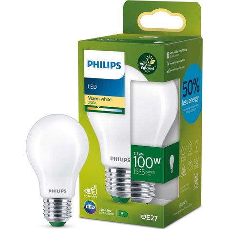 Led e27 normal 73 w 100 w mattiert 1535 lm 2700 k energieklasse a (1/5)