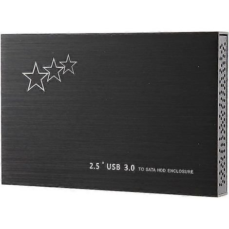 USB3.0 Festplattengehäuse 2,5 Zoll HDD Notebook Externe Festplattenbox Schwarz (1/5)