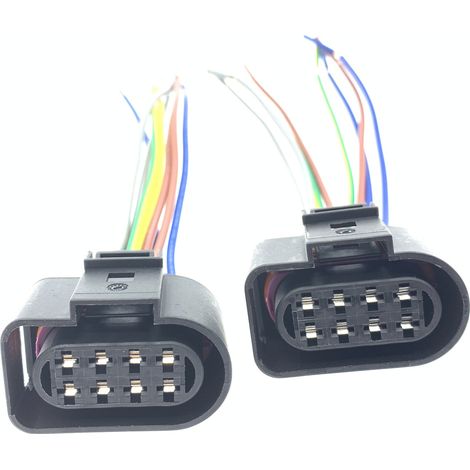 Applicable to the Audi C6 rear light wiring harness connector for 2009-2012 models. (1/5)