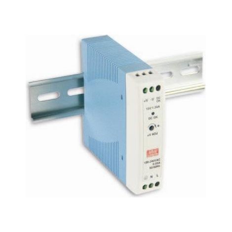 Alimentatore DIN Rail 24Vdc 24W 1Amp