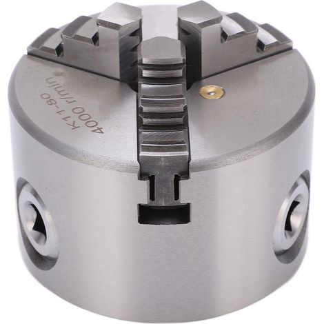 Mandrin de tour K11-80 SANOU 3 mors auto-centreur, diamètre 80 mm (1/5)