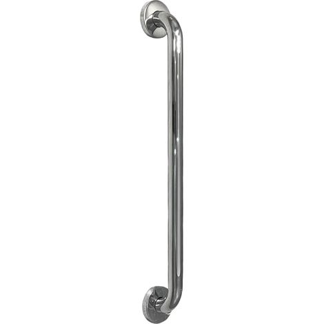 Bathroom Grab Bar Rail 600mm Support Safety Handle Curved Chrome Finish BPL