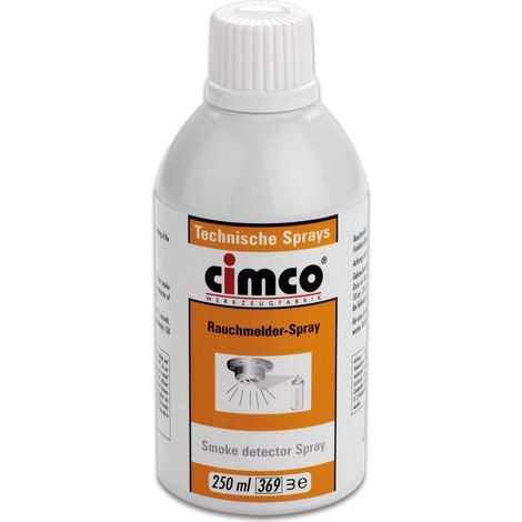 CIMCO Rauchmelder Test-Spray 250ml Aerosol Prüfgas neutral (1/5)