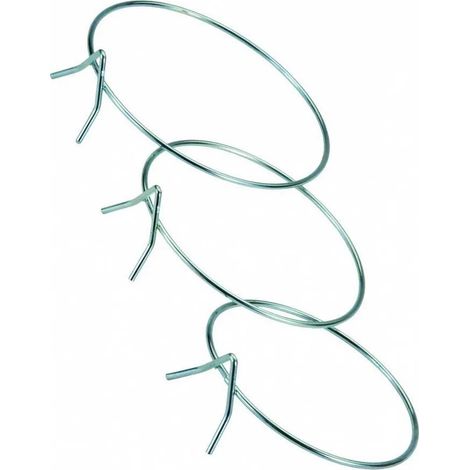 Supporto da parete Sauvic zincato 12 cm resistente alle intemperie