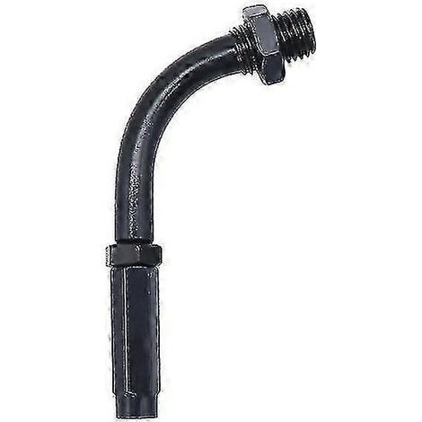 Unique Sclmotos - Ajusteur à 90 degrés CNC pour câble d'accélérateur, câble de frein et d'embrayage de moto, pour moto tout-terrain, cyclomoteur et scooter (noir) (1/5)