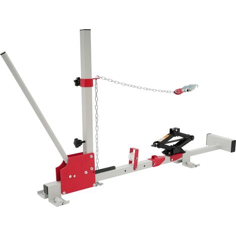 Kit de réparation de bosses de voiture manuel - Outil de traction réglable jusqu'à 270 kg - Pour la restauration des tôles endommagées dans trois zones de clé (1/5)