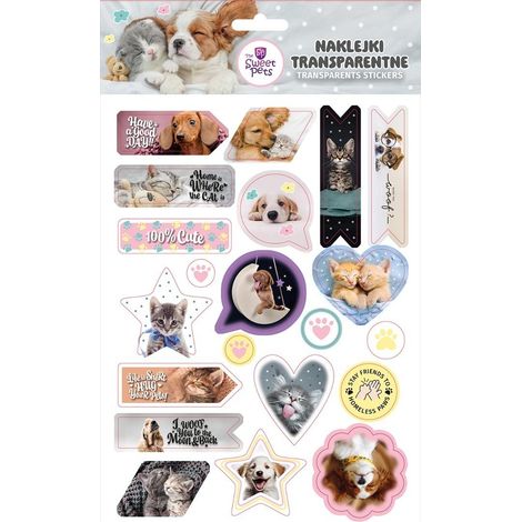 Dekorative Aufkleber der Sweet Pets Mix
