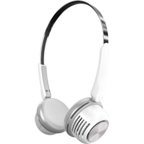 Ventilateur de cou portable, 1600 mAh pour extérieur, blanc (1/5)