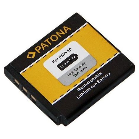 batteria fotocamera patona np-50 750 mAh 3,7 V (1/2)