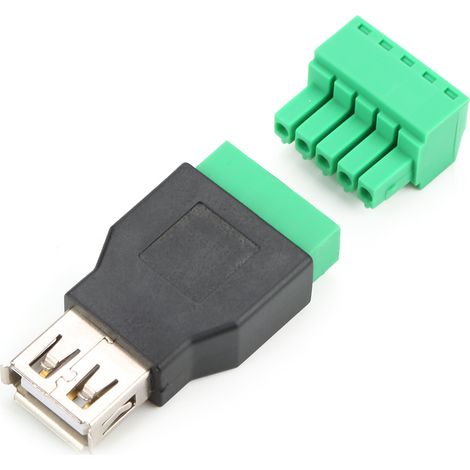 2 adaptateurs convertisseurs de terminal USB femelle de type A sans soudure Quicklink (1/5)