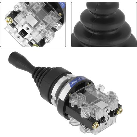 HKA1-41Z02 Joystick-Schalter, 2 Positionen, kurzzeitig rückstellend, 2 Schließerkontakte (1/5)