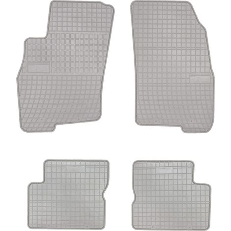 Alfombrillas de goma para coche: Alfa Romeo Mito hatchback (2008-2019) - color gris. (1/5)