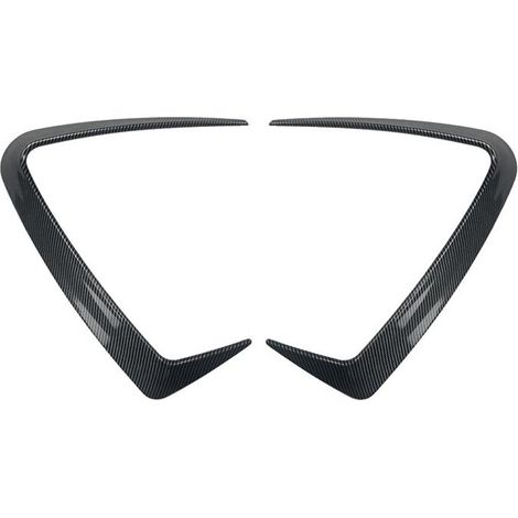 Spoiler anteriore con texture in fibra di carbonio, spoiler per fendinebbia e finiture protettive per BMW X3 G45 M Sport (modelli dal 2025 in poi).