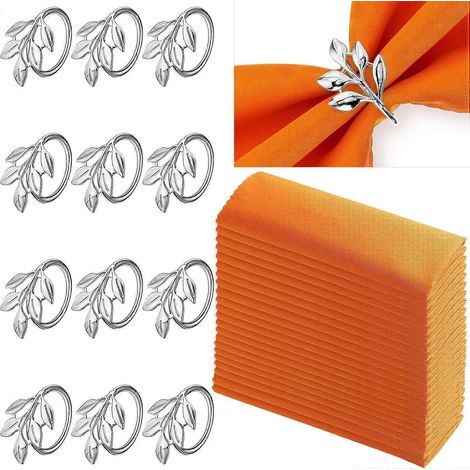 Serviettes de table lavables style ferme pour mariage et baby shower