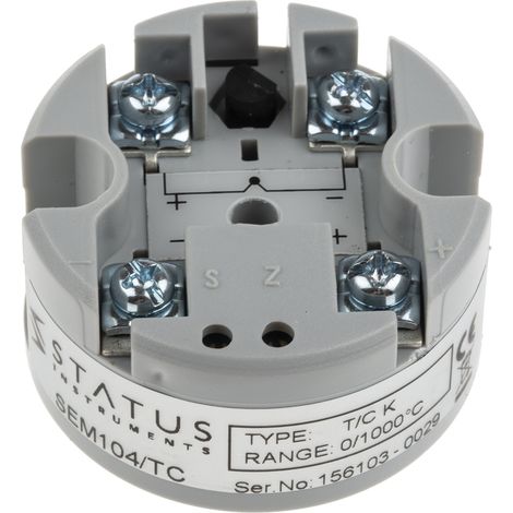 Émetteur de température RS PRO, Thermocouple type J, thermocouple type K, thermocouple type T, 1030 V c.c. ( Prix pour 1 ) (1/3)