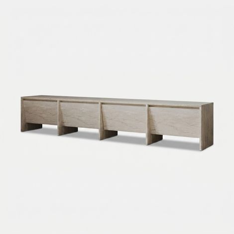 Mueble TV móvil con almacenaje 180 cm laris 180 (1/4)