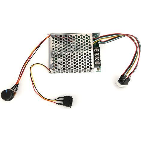 Contrôleur de moteur à courant continu à balais, commutateur CW/CCW, contrôle de vitesse PWM, 12 V, 24 V, 36 V, 48 V, avec boîtier (1/5)
