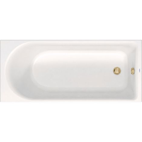 Bañera recta 170 X 70 DURAVIT D-Neo + desagüe dorado