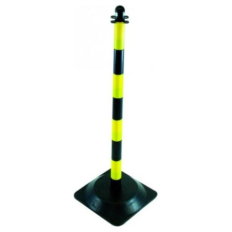 SOFOP TALIAPLAST - Poteau de support (h90cm) lest (2,800kg) jaune/noir